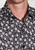 Brook Taverner - Tailored Fit Black Floral Stretch Cotton Shirt