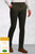 Brook Taverner - Tailored Fit Christie Khaki Cavalry Twill Stretch Cotton Trousers