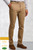 Brook Taverner - Tailored Fit Christie Sand Cavalry Twill Stretch Cotton Trousers