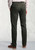 Brook Taverner - Regular Fit Lyles Khaki Textured Stretch Cotton Trousers