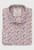 Brook Taverner - Regular Fit Burgundy Floral Silhouette Cotton Shirt