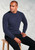 Brook Taverner - Clark Navy Lambswool Crew Neck Jumper
