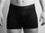 Swole Panda Bamboo Boxers - Black / Black Band