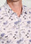 Brook Taverner - Regular Fit White Watercolour Country Scene Print Cotton Shirt