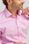 Double Two - Tailored Fit Pink Cotton Prince of Wales Check Shirt