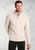 Brook Taverner - Eton Ecru Textured Lambswool Zip Neck Jumper