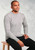 Brook Taverner - Clark Silver Grey Lambswool Crew Neck Jumper