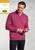 Brook Taverner - Copenhagen Raspberry Cotton Merino Zip Neck Jumper