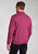 Brook Taverner - Copenhagen Raspberry Cotton Merino Zip Neck Jumper
