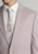 Brook Taverner - Tailored Fit Hayton Pink Textured Suit Jacket
