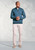 Brook Taverner - Copenhagen Teal Cotton Merino Zip Neck Jumper