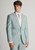 Brook Taverner - Tailored Fit Hayton Sage Textured Suit Jacket