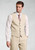 Brook Taverner - Tailored Fit McKellen Natural Linen Blend Suit Waistcoat