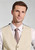 Brook Taverner - Tailored Fit McKellen Natural Linen Blend Suit Waistcoat