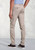 Brook Taverner - Tailored Fit Brosnan Sand Textured Stretch Cotton Chinos