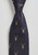Brook Taverner - Navy Stag Pure Silk Tie