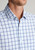 Brook Taverner - Regular Fit Blue Tattersall Check Cotton Shirt