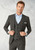Brook Taverner - Tailored Fit Cassino Grey Check Washable Suit Jacket