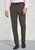 Brook Taverner - Tailored Fit Cassino Grey Check Washable Suit Trousers