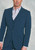 Brook Taverner - Tailored Fit Cassino Navy Check Washable Suit Jacket