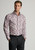 Brook Taverner - Tailored Fit Rose Floral Print Stretch Cotton Print