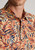 Brook Taverner - Regular Fit Ochre Tropical Palm Leaf Print Short Sleeve Shirt