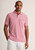 Brook Taverner- Ellerton Raspberry Textured Spot Cotton Polo Shirt