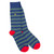 Swole Panda - Green & Teal Striped Bamboo Socks