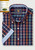Brook Taverner - Regular Fit Navy Check 'Portofino' Short Sleeve Shirt NEW