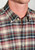 Brook Taverner -Regular Fit Ecru Madras Check Oxford Cotton Shirt
