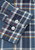 Brook Taverner - Regular Fit Blue Melange Check Cotton Shirt