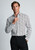 Brook Taverner - Regular Fit Ecru Horse Print Cotton Shirt