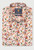 Brook Taverner - Regular Fit Ecru Acorn Print Cotton Shirt