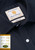 Brook Taverner - Tailored Fit Navy Royal Oxford Single Cuff Cotton Shirt