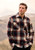 Brook Taverner - Milverton Rust and Ecru Herringbone Check Overshirt