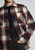 Brook Taverner - Milverton Rust and Ecru Herringbone Check Overshirt