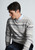 Brook Taverner - Holywell Taupe Fairisle Lambswool Blend Crew Neck Jumper
