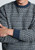 Brook Taverner - Hitchcott Blue Nep Textured Lambswool Blend Crew Neck Jumper