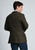 Brook Taverner - Tailored Fit Axebridge Olive Wool Blend Herringbone Check Jacket