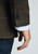 Brook Taverner - Tailored Fit Axebridge Olive Wool Blend Herringbone Check Jacket