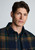 Brook Taverner - Chard Navy and Rust Check Overshirt
