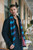 Swole Panda - Blue & Navy Stripe Bamboo Scarf