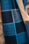 Swole Panda - Navy & Blue Block Bamboo Scarf