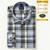 Marvelis - Casual Grey Green Check Shirt