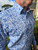 Wilson & Sloane Blue Paisley Print Shirt