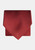 Brook Taverner Plain Red Twill 100% Silk Tie