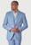 Brook Taverner - Tailored Fit Blue Linen Mix Suit Jacket - Constable