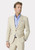 Brook Taverner - Tailored Fit Natural Linen Mix Suit Jacket - Constable