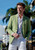 Brook Taverner - Regular Fit Apple Cotton Linen Jacket - Tatton