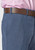 Brook Taverner - Tailored Fit Airforce Blue Microcheck Wool Rich Trouser - Reeve